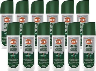 OFF! Deep Woods Insect Repellent VII Spritz, Bug Spray with Long Lasting Protection from Mosquitoes and Ticks, 6 oz (Pack of 12)