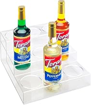 Cal-Mil P296 Acrylic Bottle Organizers, 3 Tier, 9 Bottle, Clear