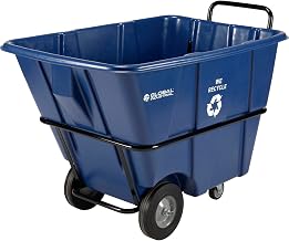 Global Industrial Heavy Duty Plastic Tilt Truck, 1/2 Cubic Yard Capacity