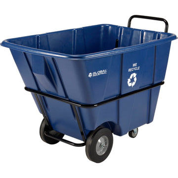 Heavy Duty Plastic Tilt Truck by Global Industrial – Plastic, Blue, Model 984614HD