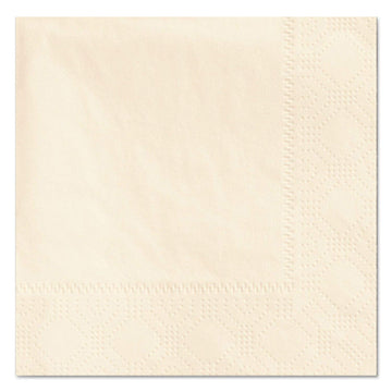 Ecru Beverage Napkin by Hoffmaster – 9.5 x 9.5 inches, Paper, Ecru, Pack of 1000, Model HFM180317