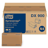 Xpressnap Dispenser Napkins N by Tork – 500 sheet (Pack of 12), Paper, White, Pack of 12, Model DX900