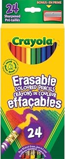 KS Crayola 24 Erasable Colored Pencils