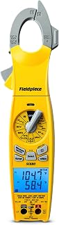 Fieldpiece SC680 Clamp Meter - Wireless Power Multitester for HVACR Professionals - AC/DC Swivel Clamp Meter with Dual Display - HVAC Tools