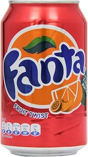 Fanta Fruit Twist Soft Drink Soda 330 ml Each Can (6)