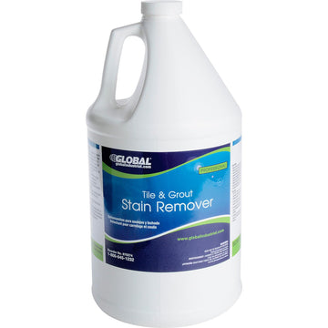 Global Industrial153; Tile & Grout Stain Remover - Case of Four 1 Gallon Bottles by Clift Industries – 1 Count (Pack of 1), Clear, Model 670274