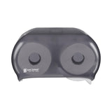 Versatwin Tissue Dispenser R3600TBK - 1 Each by San Jamar – Standard, Plastic, Black Pearl