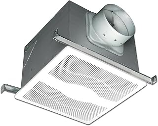 Air King ESB130SH Energy Star Single Speed Humidity Sensing 130-CFM Exhaust Bath Fan, White