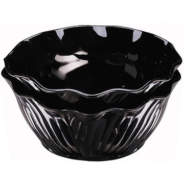 Swirl Bowl serving plastic 13 oz. black - Case of by Cambro – 13.0 ounces, Black, Model SRB13CW110