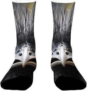 Emu Athletic Cushioned Crew for Man, Breathable Elastic Socks for Woman, Lightweight Crew