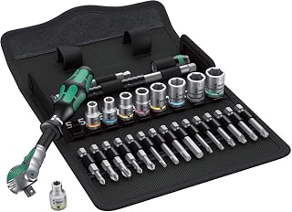 Wera 8100 SA 6 Zyklop Speed Ratchet Metric Set 1/4in Drive
