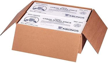 Kronos Frozen Gyrokone Fully Cooked Titan Thick Beef and Lamb Slice, 5 Pound -- 4 per case.