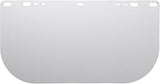Jackson Safety Face Shield Window for Headgear, 8” x 15.5” x 0.04”, Polycarbonate, Unbound, Clear Tint (Case of 36), 30706