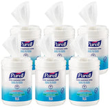 Hand Sanitizing Wipes by Purell – 1 Count (Pack of 6), Ethyl Alcohol, White, Pack of 6, Model 9031-06