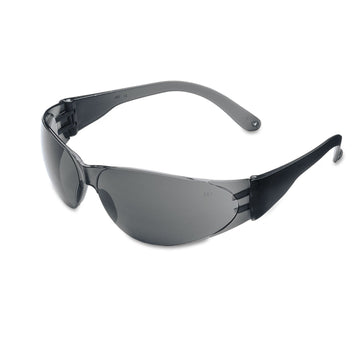 Glasses, Gray Lens by MCR Safety – 7"L x 3"W x 2"H, Polycarbonate, Smoke, Model CL112