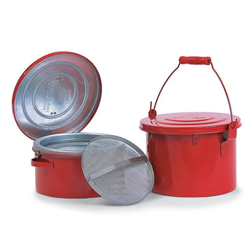 Parts For Bench Cans - For 2-Quart And 1-Gallon Cans by Eagle – High Density Polyethylene, Silver, Model BASKET