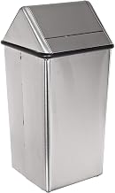 Witt Industries 1311HTSS Stainless Steel Swing Top Receptacle 13 Gallon