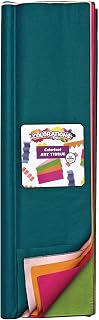 Colorations Premium Art Tissue Paper, Colorfast, Use for Collages, Flowers, Mosaics, Decoupage, Scrunchy Pictures, Stained Glass Effects, Gift Bags, Sheets measure 20" x 26", 50 Sheets
