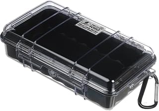 Pelican 1060 Micro Case - for iPhone, GoPro, Camera, and More (Black/Clear)