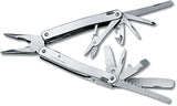 Victorinox Swiss Tool Spirit XC Swiss Army Pocket Knife, Large, Multi Tool, 24 Functions, Locking Blade, Case, Silver