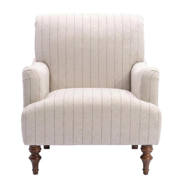 Brown Armchair with Hardwood Frame by Furnifact – 100% polyester, Hardwood and plywood frame construction, Brown