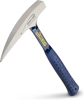 Estwing Rock Pick, 22oz Pointed Tip, Blue Molded Grip, E3-22P