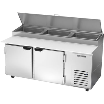 Two-Section Pizza Top Refrigerated Counter by Beverage Air – Model DP72HC