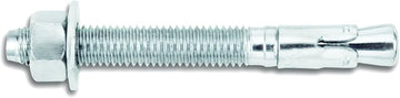 Powers Fastening Innovations 7442SD1 Power-Stud and Sd1 3/4-Inch by 5-1/2-Inch Type Carbon Steel Wedge Expansion Anchor Carbon Steel Clip, 20 Per Box