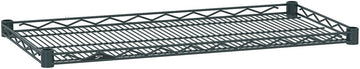 (InterMetro) / Ali - HDM1836-DSG - 36W x 18D Wire Shelf, Epoxy Finish, 250 lb. Shelf Capacity, Smoked Glass