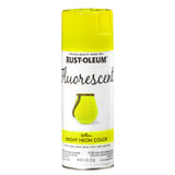 Fluorescent Yellow Spray Paint by Rust-Oleum – 11 oz (Pack of 1), Plastic, Fluorescent Yellow, Model 1942830