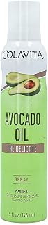 COLAVITA Spray Oils - Avocado Oil Spray, 5oz (148ml) Can | 100% Avocado Oil, High in Essential Fatty Acids and Vitamin E, Perfect for Cooking and Baking