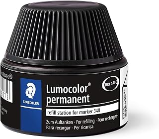 STAEDTLER 488 Duo 48 Lumocolor Permanent Marker for 342/348 15–20 x Refills Black