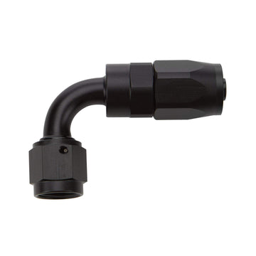 Reusable Hose End Black 90 Deg Elbow by Allstar Performance – Aluminum, Black, Model ALL49356
