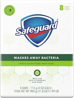 Safeguard Bar Soap, 8 Count
