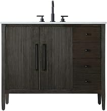 Elegant Kitchen and Bath 42" Single Bathroom Vanity in Chocolate Oak