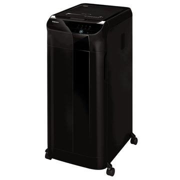 AutoMax 600M 2-in-1 Heavy Duty Auto Feed Commercial Paper Shredder with Micro-Cut by Fellowes – Micro-Cut, 83.0 liters, Black, Model 4657301