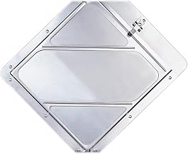 Labelmaster 80SMPCC97 Slidemaster Hazmat Placard Holder, 2 Clipped Corners, Brite Mill