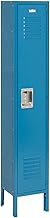 GLOBAL INDUSTRIAL Single Tier Locker, 12x18x72 1 Door, RTA, Blue