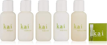 kai Bath And Shower Travel Set, TSA approved, vegan, cruelty free, made in the usa