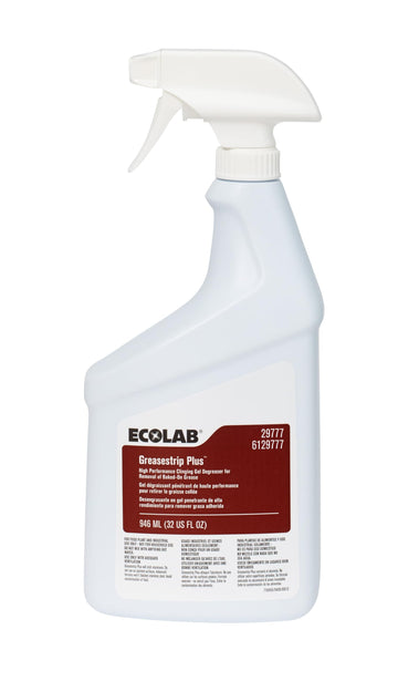 Greasestrip Plus Degreaser- 32 FL OZ by Ecolab – 32 Fl Oz (Pack of 1), Model 6129777