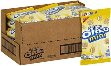 Oreo Nabisco Golden Mini Sandwich Cookies, 3 Ounce -- 12 per case.
