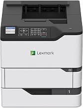 Lexmark MS821dn Monochrome Laser, Duplex (2-Sided) Printing: Integrated Duplex, 2.4-inch Color LCD Display, Print Speed: Up to 55 ppm, Recommended Monthly Page Volume: 3000-50000 Pages(50G0100)