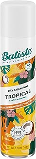 Batiste Dry Shampoo, Tropical Fragrance, 5.71 Oz | Coconut, Vanilla and Jasmine Scent; Refresh Hair and Absorb Oil Between Washes; Waterless Shampoo; For Hair Texture and Body
