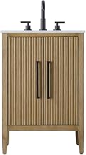 Elegant Kitchen and Bath 24" Single Bathroom Vanity in Linen Oak