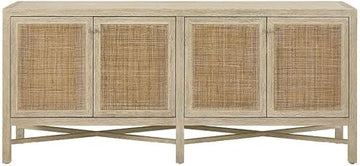 Universal Furniture Oasis Credenza in Dockside Natural Tan Oak