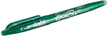 Frixion Erasable Rollerball Pen - Black Single by PILOT – 1 Count (Pack of 1), Plastique, Green, Model 224101204