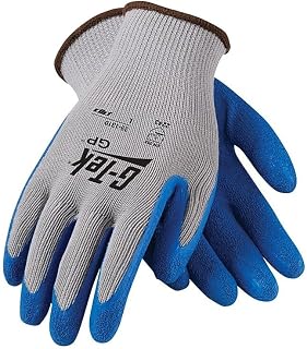 G-Tek Coated Work Gloves, Seamless Polyester Knit With Latex Coating, S, 12 Pairs (39-1310-S)