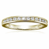 1/4 carat (ctw) Diamond Wedding Anniversary Band for Women by VIR JEWELS – 9, Metal, Yellow, Model FD9R6012SYIRS9N