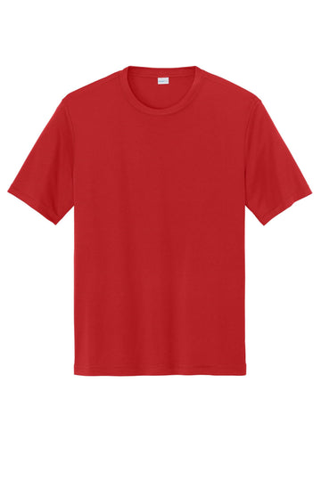 Unisex Tall PosiCharge Competitor Tee by SPORT-TEK – X-Large Tall, Deep Red, Model TST350