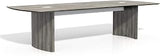 Safco Medina Modern Office Conference Meeting Room Table, 10', Gray Steel